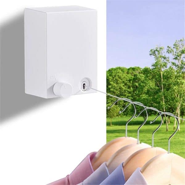 Hot Retractable Indoor And Outdoor Clothes Wall Hanger