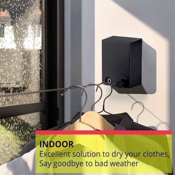 Hot Retractable Indoor And Outdoor Clothes Wall Hanger